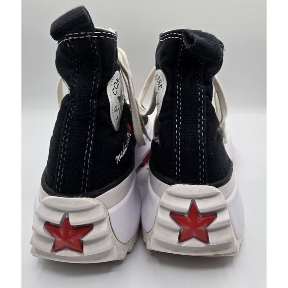 Converse Run Star Hike Platform Sneakers Made With Love Black Womens 7.5 Mens 6 - Picture 4 of 8